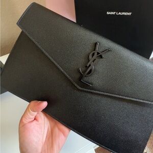 YSL envelope uptown clutch